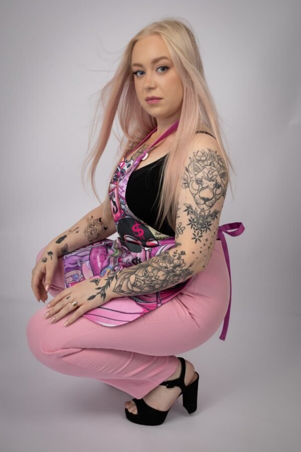 A styled studio portrait